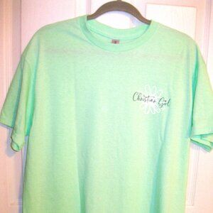 Christian Girl women NEW tee shirt southern belle Large